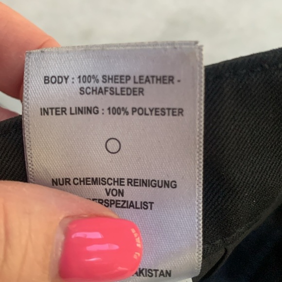 DL1961 Leather Mini Skirt Alma 28 - Picture 12 of 13